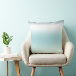 Beach Aqua Blue Ombre     Cushion