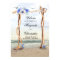 Beach Arbor Wedding Welcome Sign