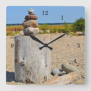 Beach Art Wall Clock