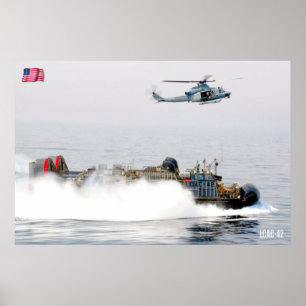 BEACH ASSAULT - LCAC-42 POSTER