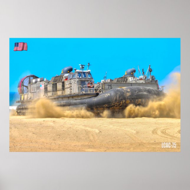 BEACH ASSAULT - LCAC-75 POSTER (Front)