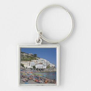 Beach at Amalfi, Campania, Italy Key Ring
