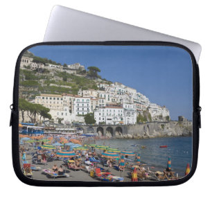 Beach at Amalfi, Campania, Italy Laptop Sleeve