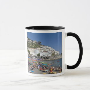 Beach at Amalfi, Campania, Italy Mug
