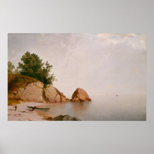 Beach at Beverly - John Kensett Fine Art Poster