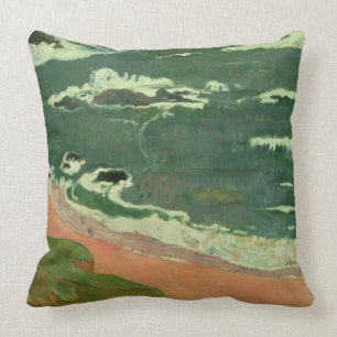 Beach at Le Pouldu, 1889 Cushion