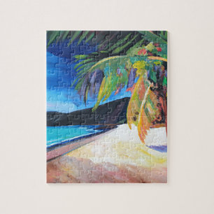 Beach at Magen's Bay St Thomas US Virgin Islands Jigsaw Puzzle