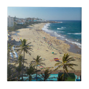 Beach At Margate, South Coast, Kwazulu-Natal Tile