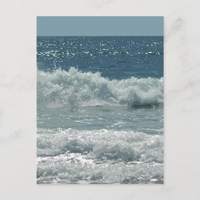 Beach at Montauk Postcard (Front)