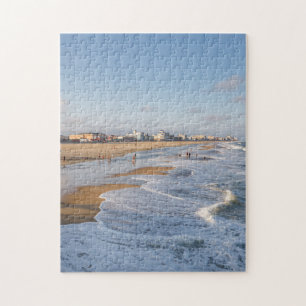 Beach at Ocean City, Maryland Jigsaw Puzzle