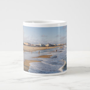 Beach at Ocean City, Maryland Large Coffee Mug
