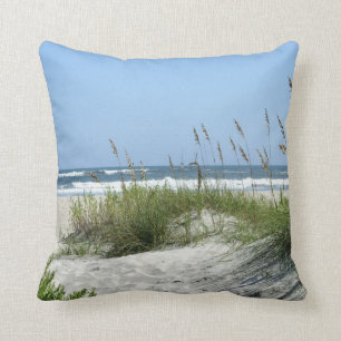 Beach at Ocracoke Reversible Cushion