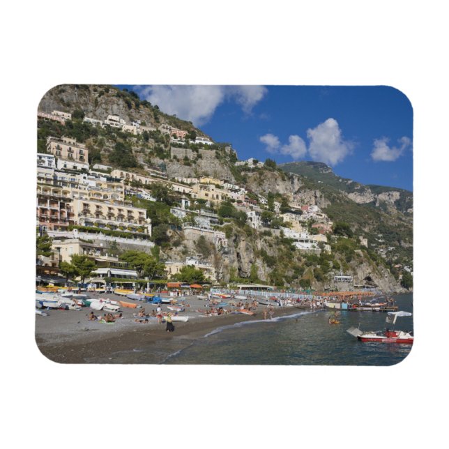 Beach at Positano, Campania, Italy Magnet (Horizontal)