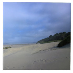 Beach at Yaquina Bay, Newport, OR Ceramic Tile