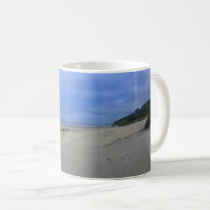 Beach at Yaquina Bay, Newport, OR Coffee Mug