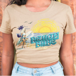 Beach Babe Retro Summer Vacation T-Shirt