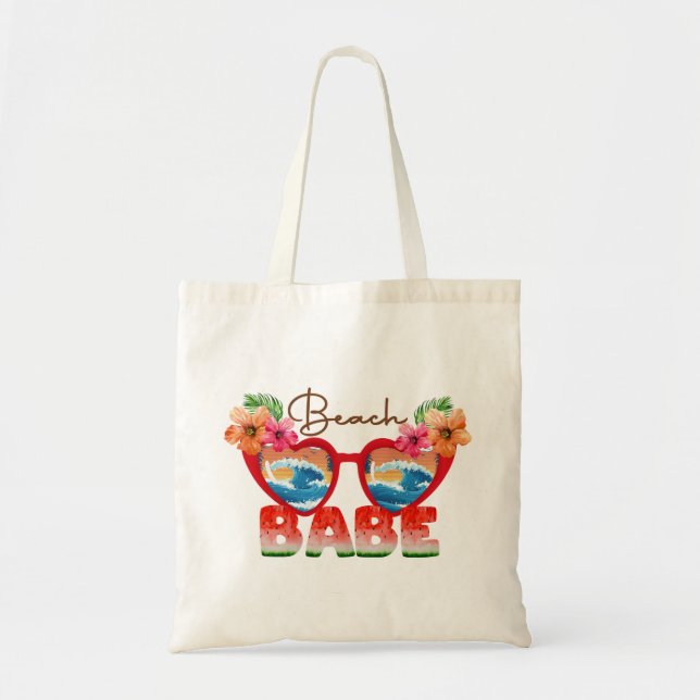 Beach Babe Tote Bag (Front)