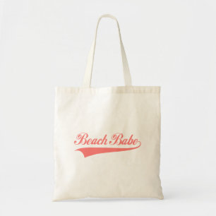 Beach babe tote bag
