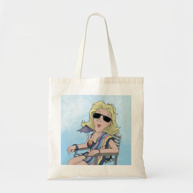 Beach Babe Tote Bag (Front)