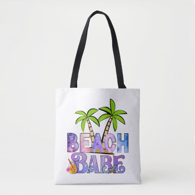 Beach Babe Tote Bag (Front)