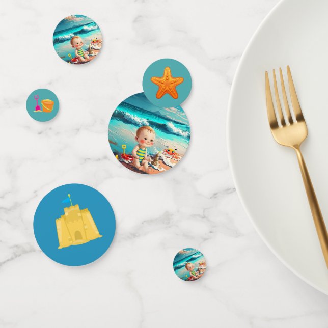 Beach Baby Confetti (Group)