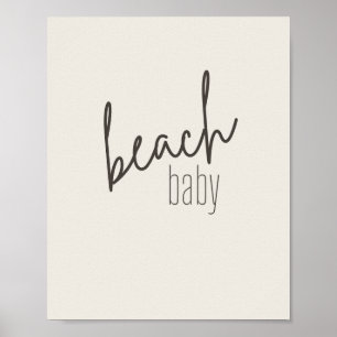 beach baby. Poster & Prints