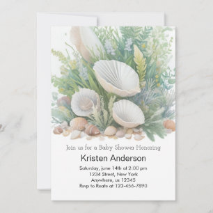 Beach Baby Shower by the Ocean Invitation