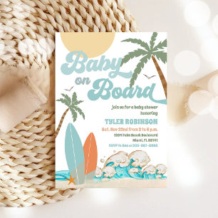Beach Baby Shower Invitation