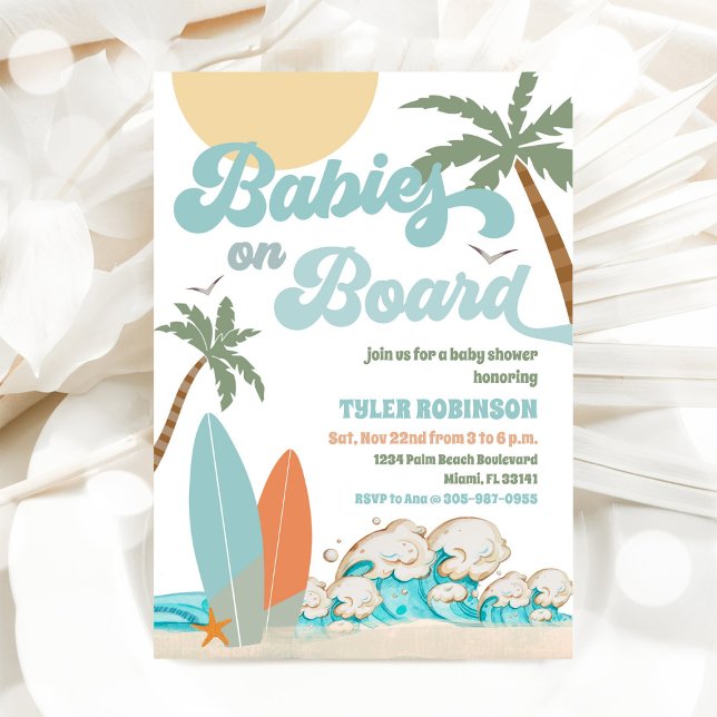 Beach Baby Shower Invitation (Creator Uploaded)