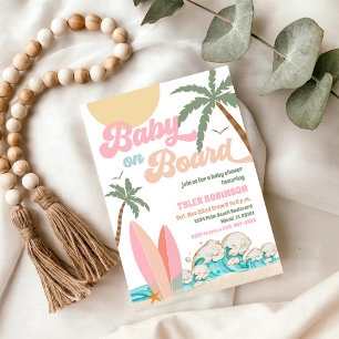 Beach Baby Shower Invitation