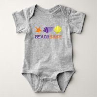 BEACH BABY Vacation Starfish Sea Shell Seashell