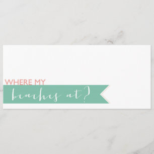 Beach Bachelorette Party Invitation