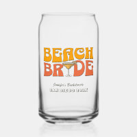 Beach Bachelorette Party Retro Groovy Beach Bride