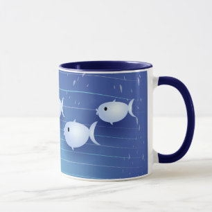 Beach background, mug