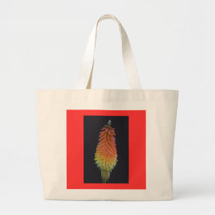 Beach Bag, Knophophia # 219 Large Tote Bag