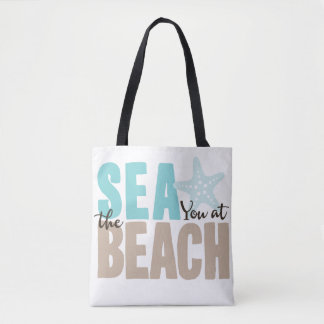 Beach Bag - See You At The Beach - Starfish - Tote