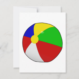 Beach Ball Invitations
