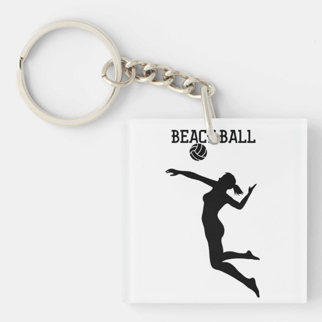 Beach Ball Key Ring (Front)