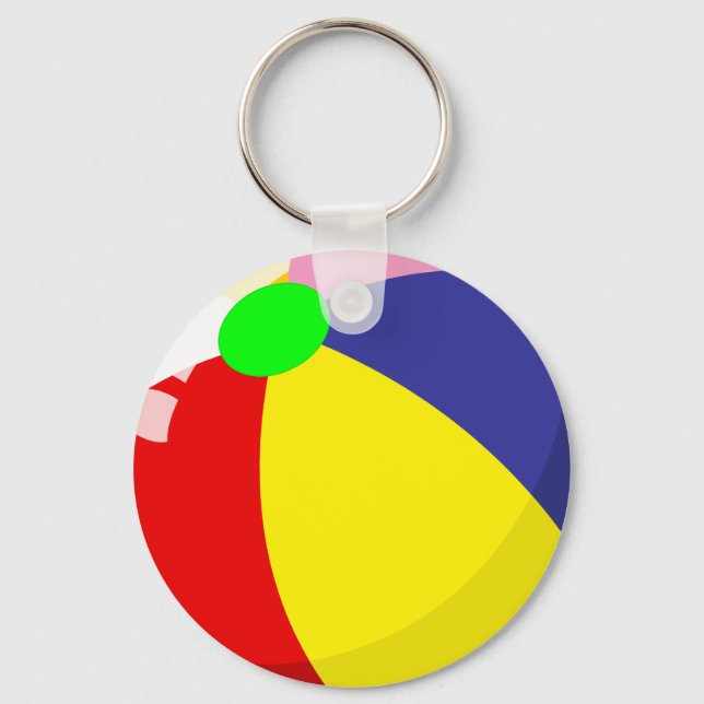 Beach Ball Key Ring (Front)