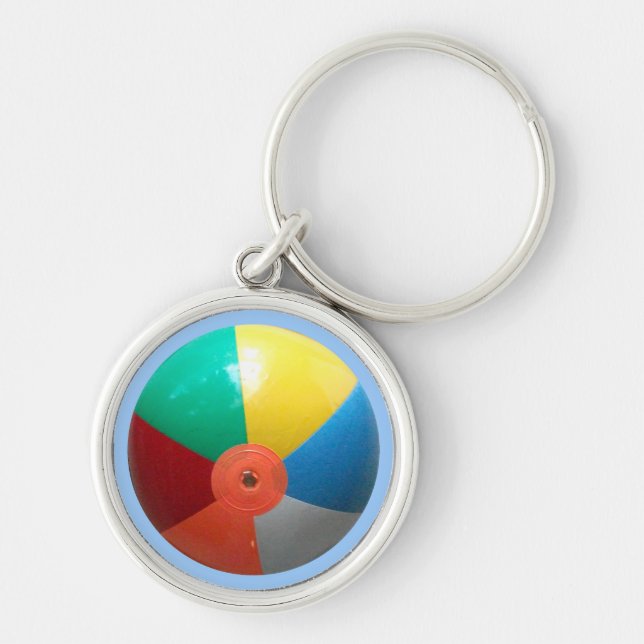 Beach Ball Keychain (Front)