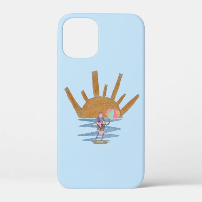 Beach ball penguin  Case-Mate iPhone case (Back)