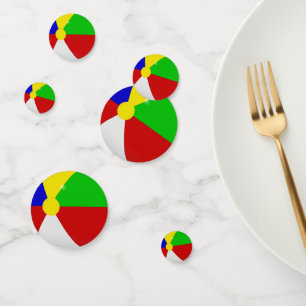 Beach Ball Pool Party Table Confetti