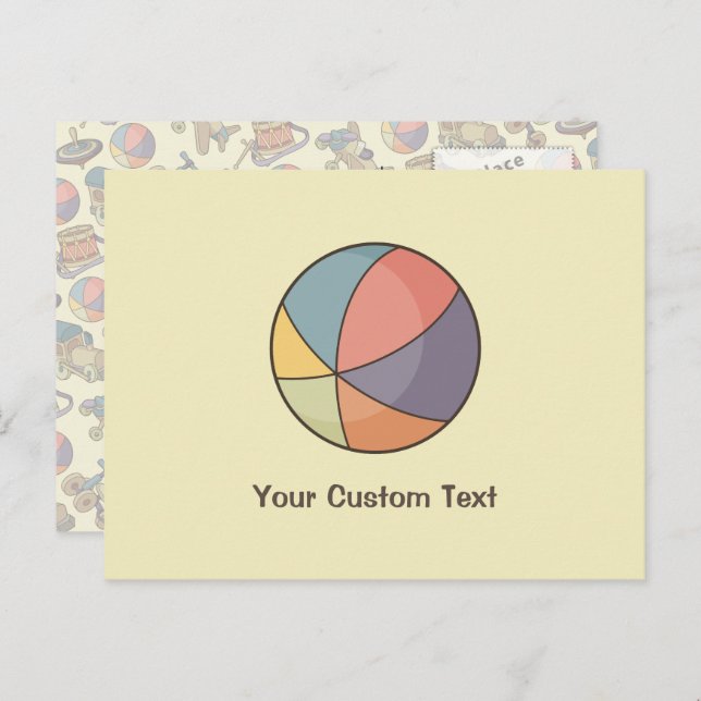 Beach Ball Postcard (Front/Back)