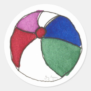 Beach Ball Sticker