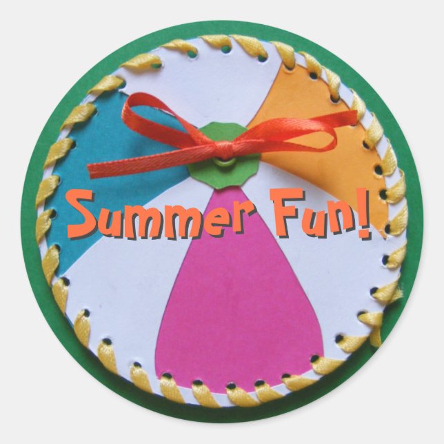 Beach Ball Stickers (Front)