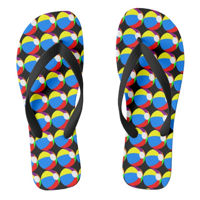 Beach Ball Thongs (Footbed)