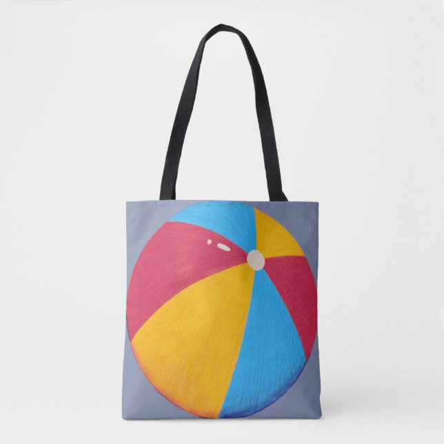 Beach Ball Tote Bag (Front)
