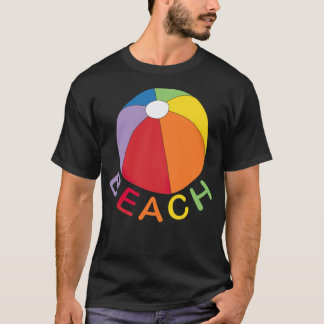 Beach ball, vacation on the bay sea  T-Shirt