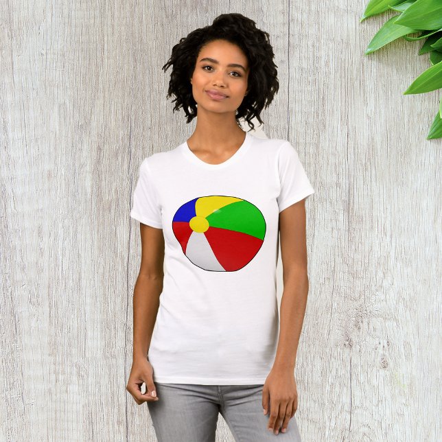Beach Ball Womens T-Shirt (Creator Uploaded)