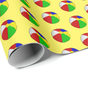 Beach Ball Wrapping Paper